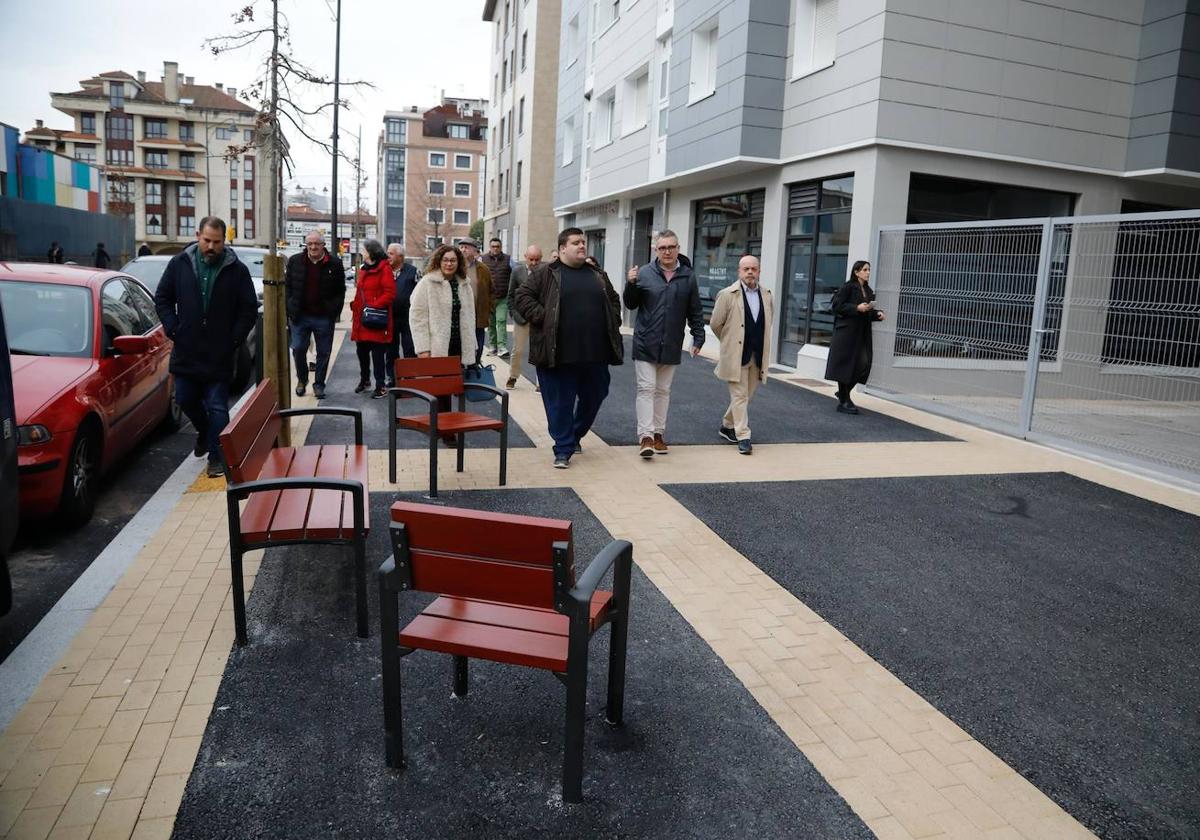 Estado de la calle tras las obras.