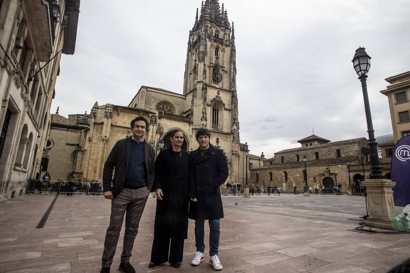 Las imágenes que deja la grabación de Masterchef en Oviedo