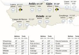 El tiempo que hará este jueves, 22 de febrero de 2024, en Asturias