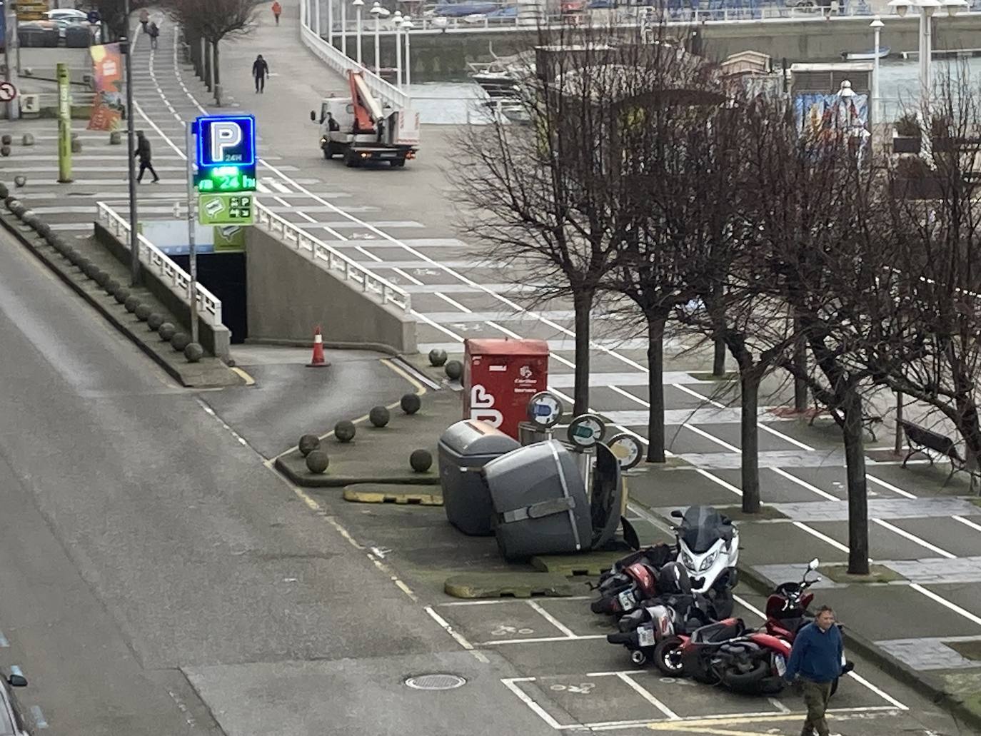 Temporal de viento y lluvia en Asturias: las imágenes de la borrasca &#039;Louis&#039;