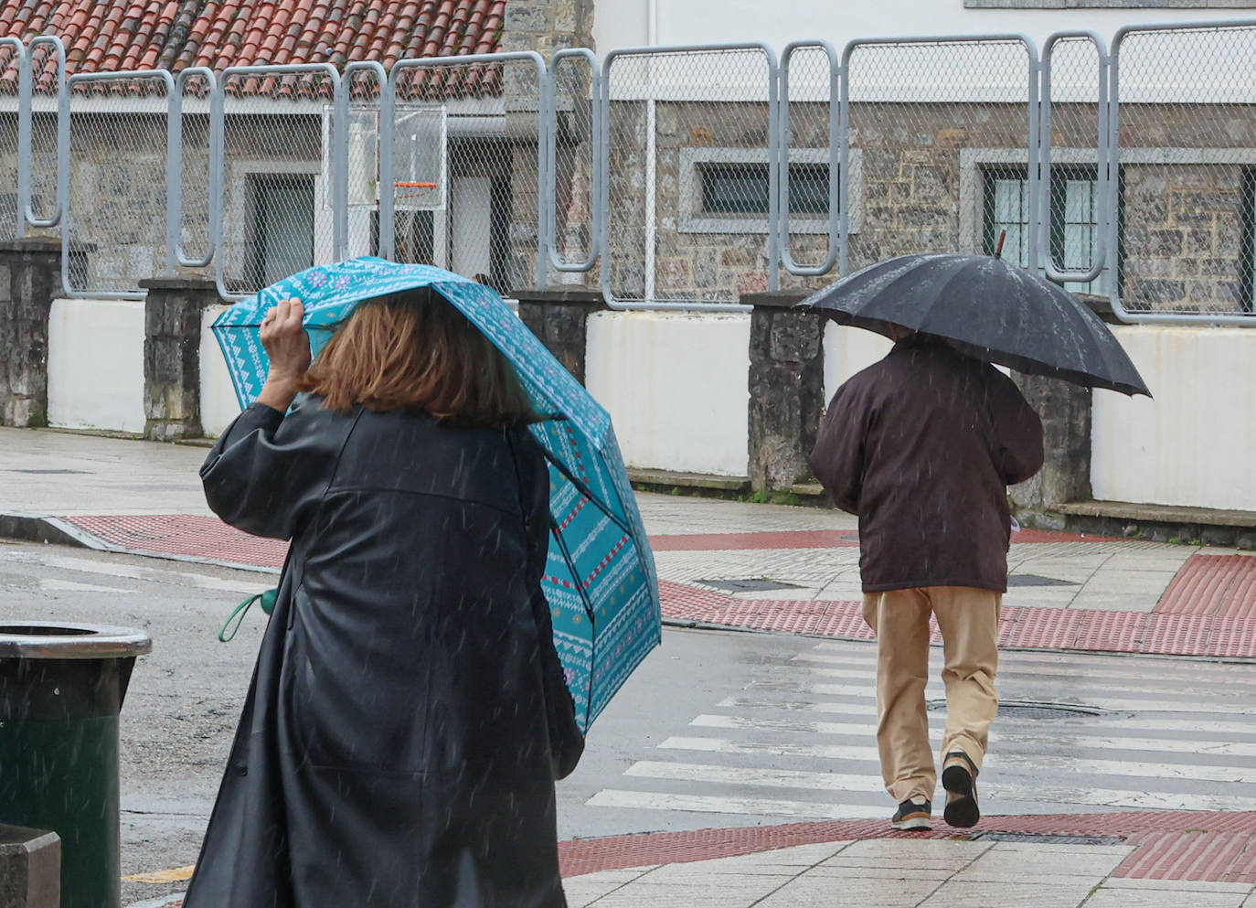 Temporal de viento y lluvia en Asturias: las imágenes de la borrasca &#039;Louis&#039;