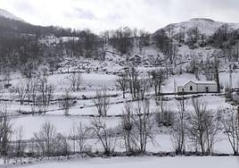 Valle del Lago, en Somiedo, esta mañana.