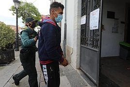 El acusado a su llegada al juzgado en noviembre de 2020.