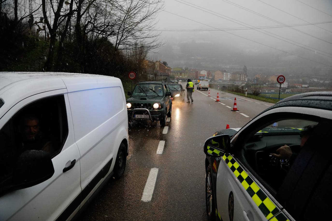 Lluvia, viento y nieve: el temporal &#039;Mónica&#039; pone a Asturias en alerta