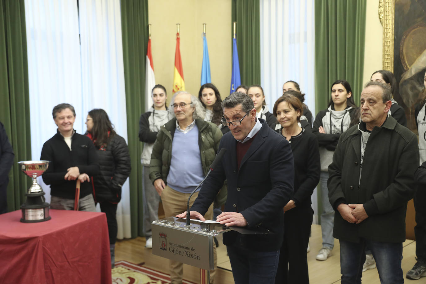 Gijón homenajea a las campeonas del mundo