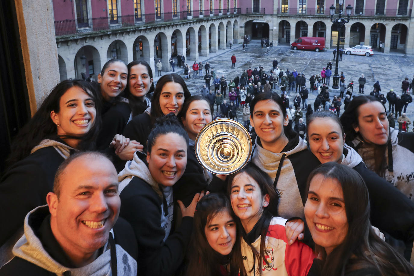 Gijón homenajea a las campeonas del mundo