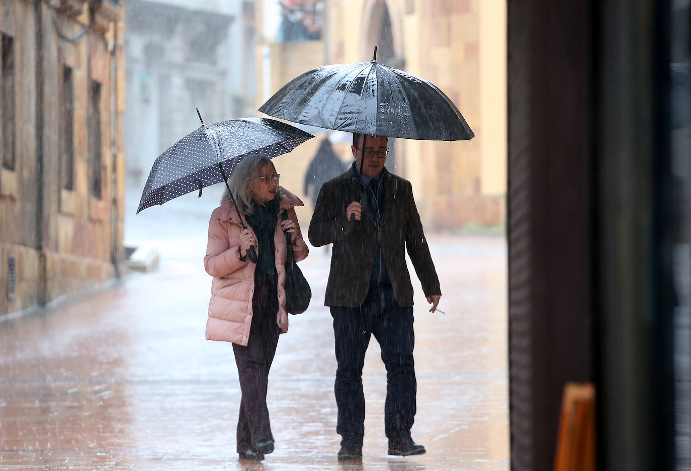 Lluvia, viento y nieve: el temporal &#039;Mónica&#039; pone a Asturias en alerta