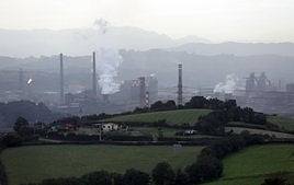 Arcelor y la zona Oeste de Gijón.