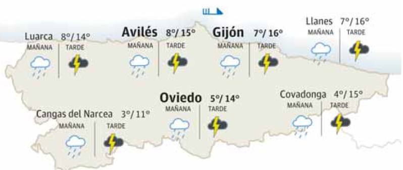 El tiempo que hará en Asturias este jueves 29 de febrero