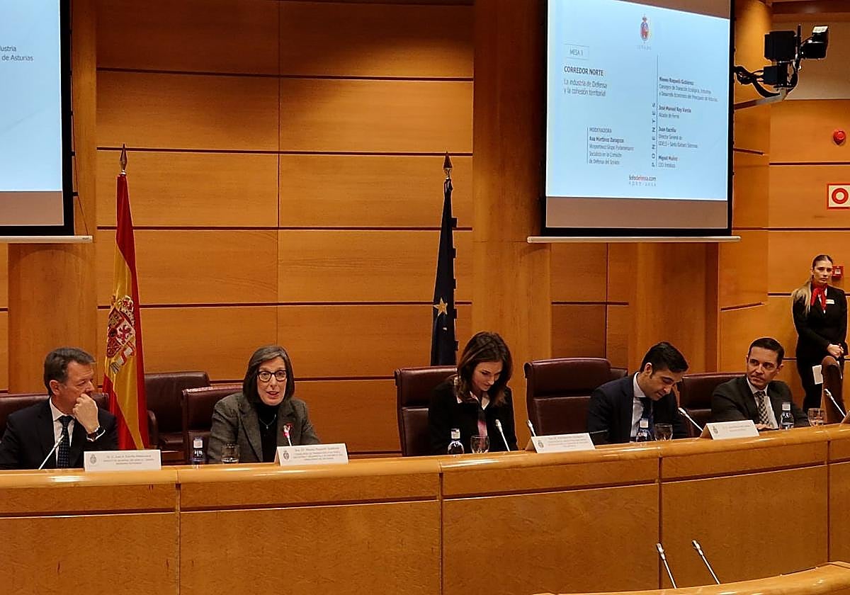 Juan Escriña, Nieves Roqueñí, Ana Martínez, José Manuel Rey y José Manuel Muñoz.