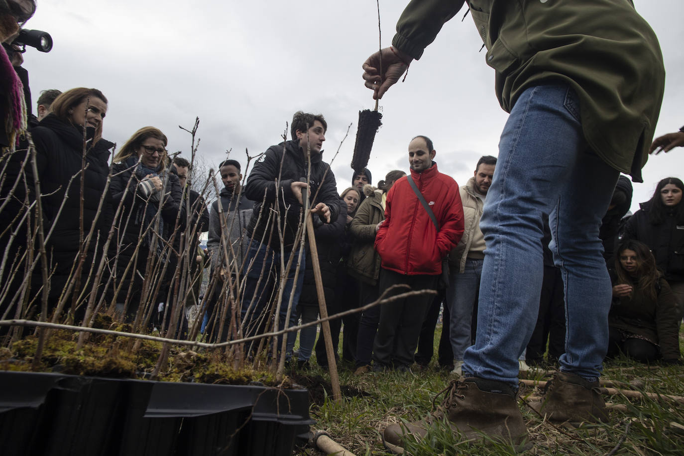 2.000 árboles para reforestar el Naranco tras el incendio