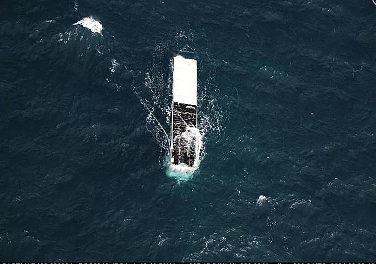 Contenedor localizado por Salvamento Marítimo.
