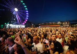 Público en el concierto que dio M-Clan en la pasada edición del Festival Metrópoli Gijón.