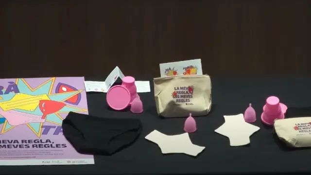 Los productos menstruales que repartirá el Govern.