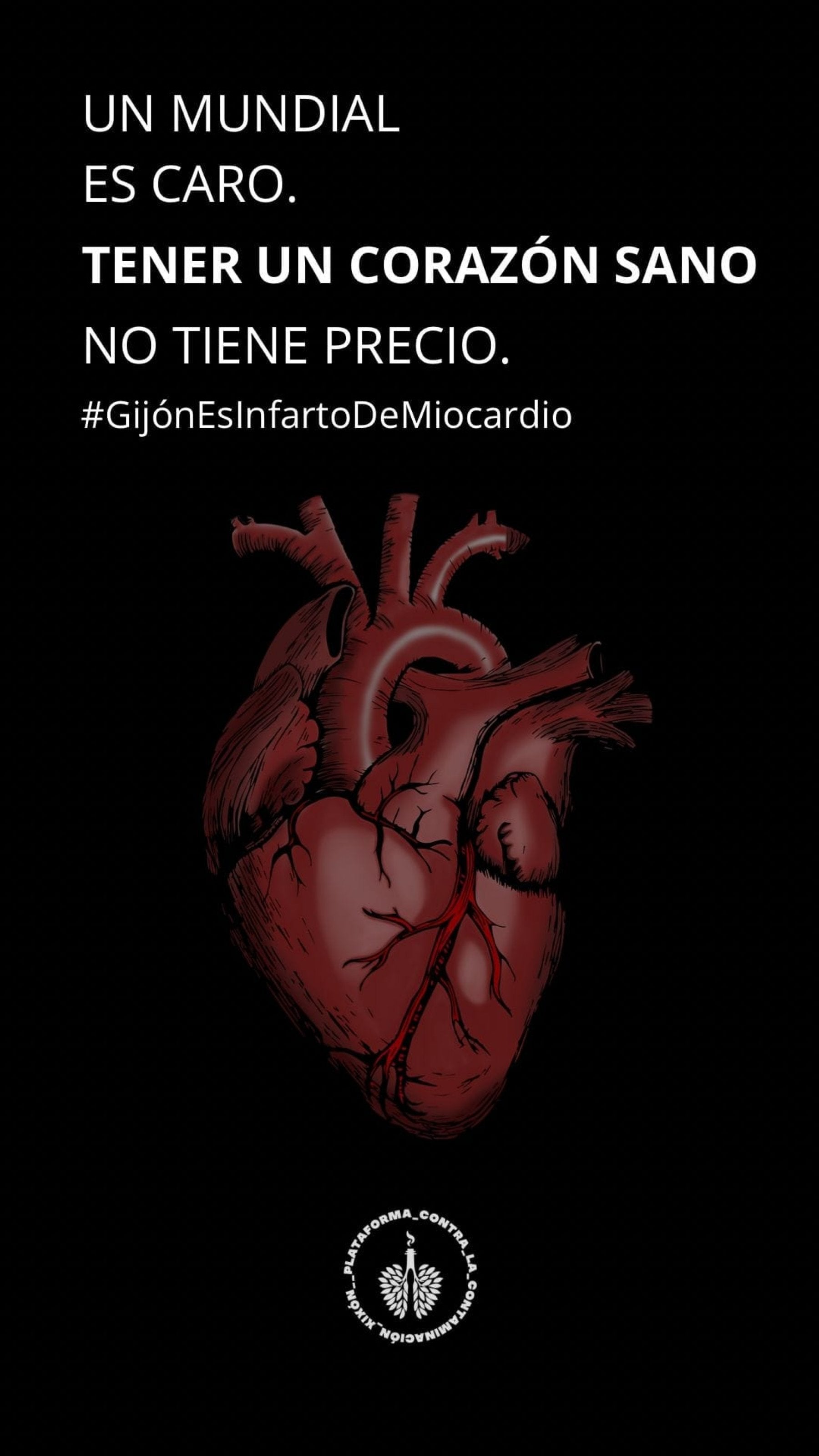 Los anuncios de los vecinos y la plataforma anticontaminación.