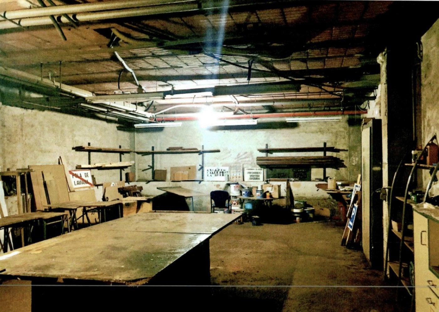 Una de las fotografías que la inspectora de Trabajo adjunta a su informe.