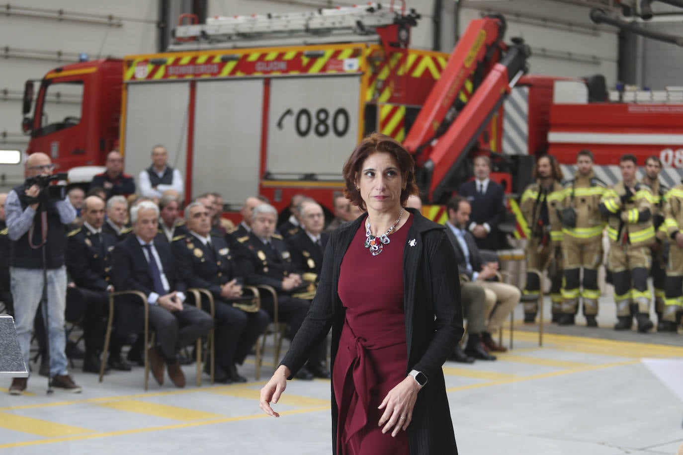 Gijón homenajea a sus bomberos