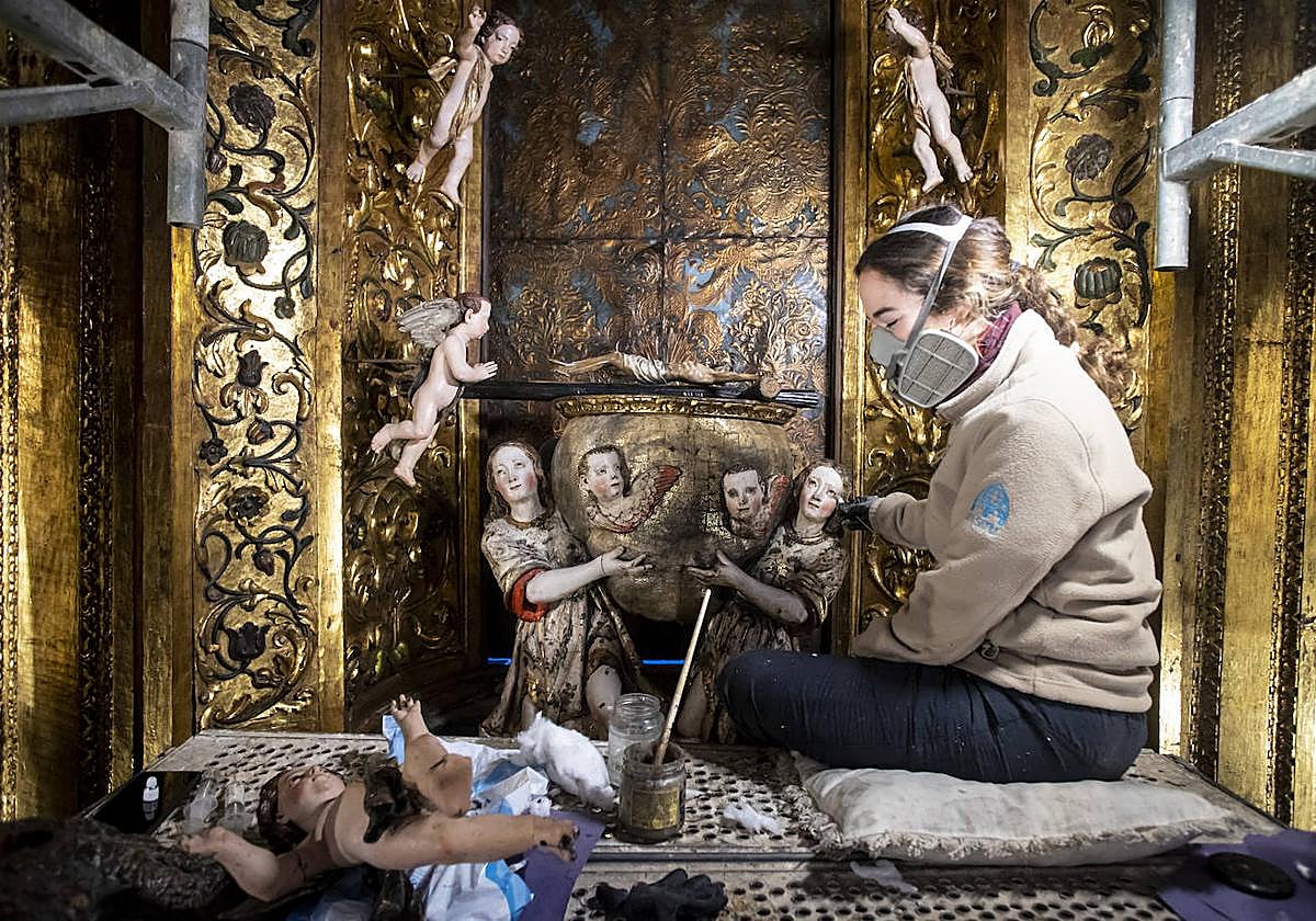La restauración de las capillas del Rey Casto y Santa Bárbara de la ...