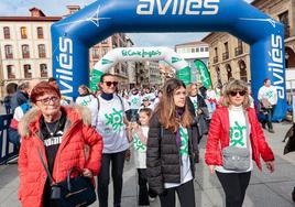 La marcha por la igualdad en Avilés, en imágenes