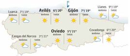 El tiempo que hará en Asturias este miércoles 13 de marzo