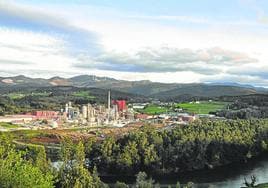 La biofábrica de Ence en Navia.