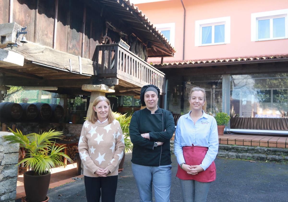 Noemí Díaz, Elena María Barcia y Vanessa Cuesta.