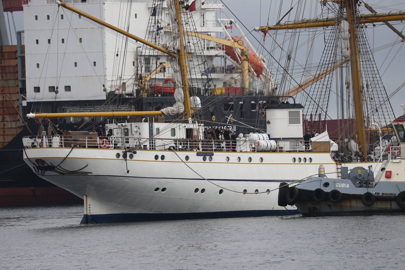 El buque escuela alemán &#039;Gorch Fock&#039; llega a Gijón