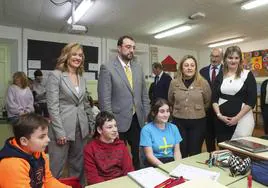 Las imágenes que deja la visita a Asturias de la ministra de Educación, Pilar Alegría