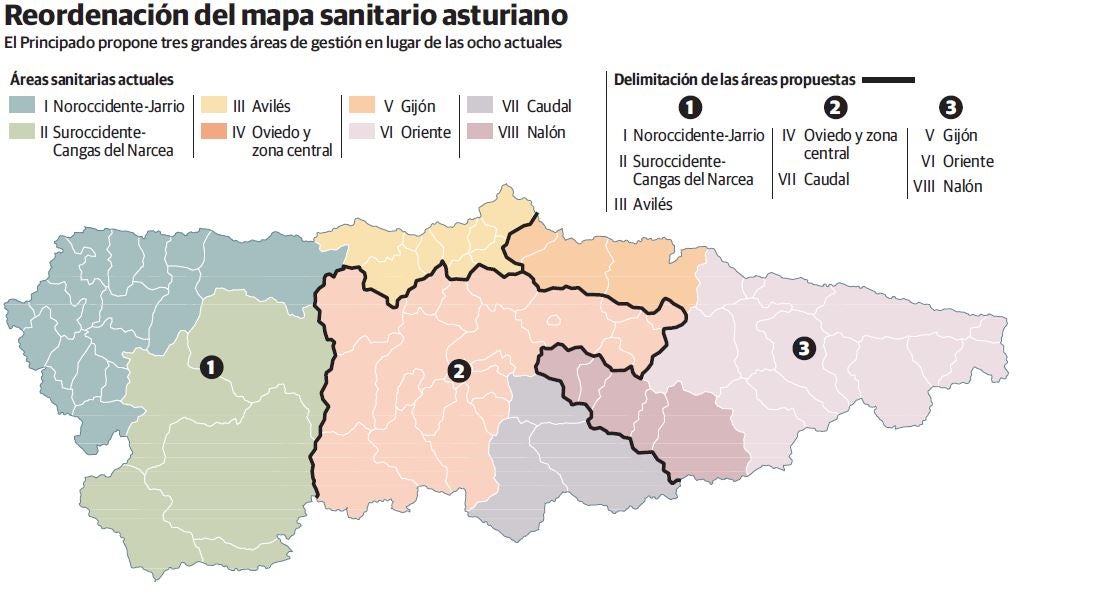 El nuevo mapa sanitario asturiano implicará cambios en la contratación temporal de personal