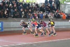 Tercera serie de la prueba juvenil femenina de los 10.000 disputada ayer.
