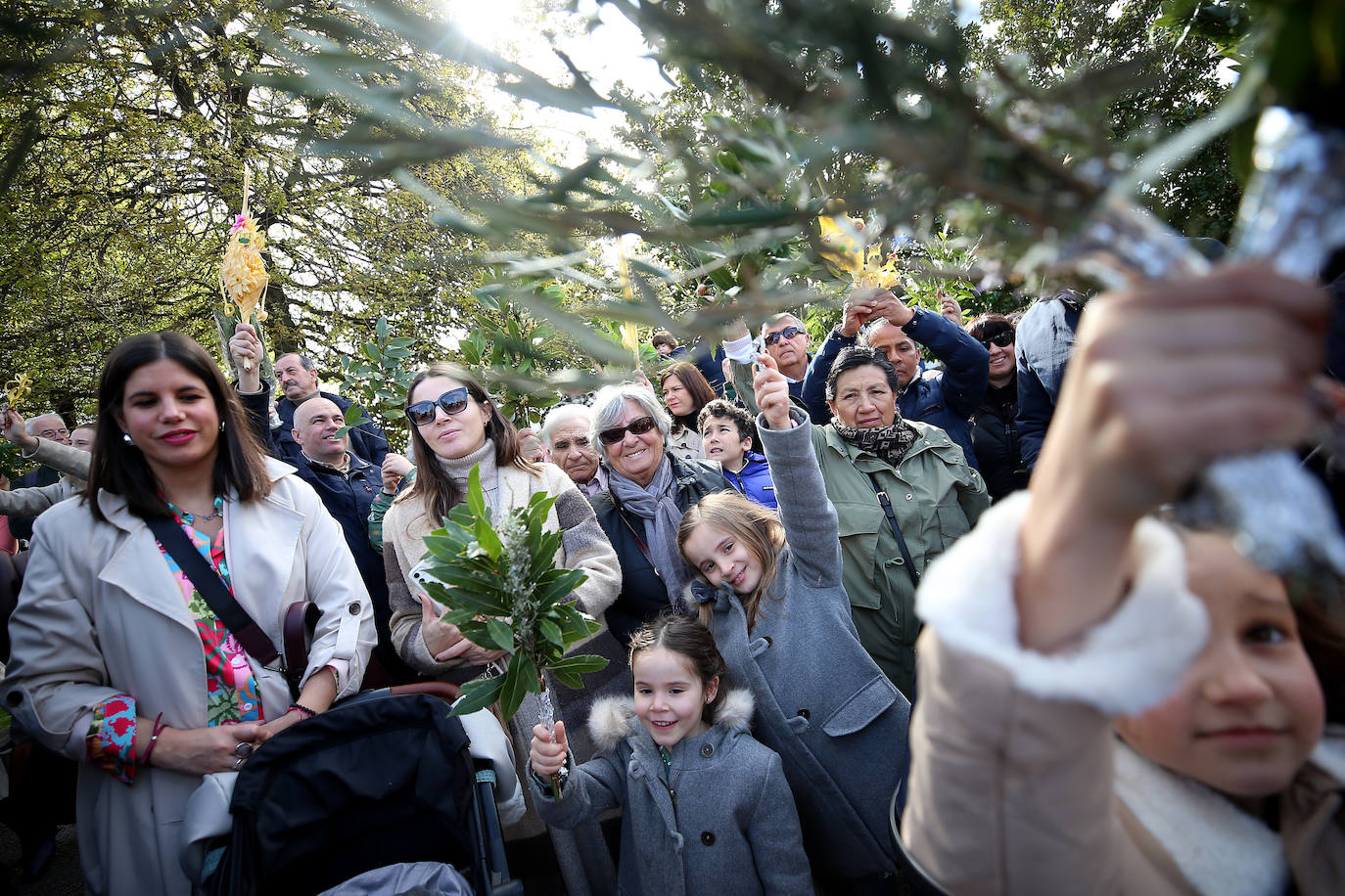 Asturias abre la Semana Santa con un multitudinario Domingo de Ramos