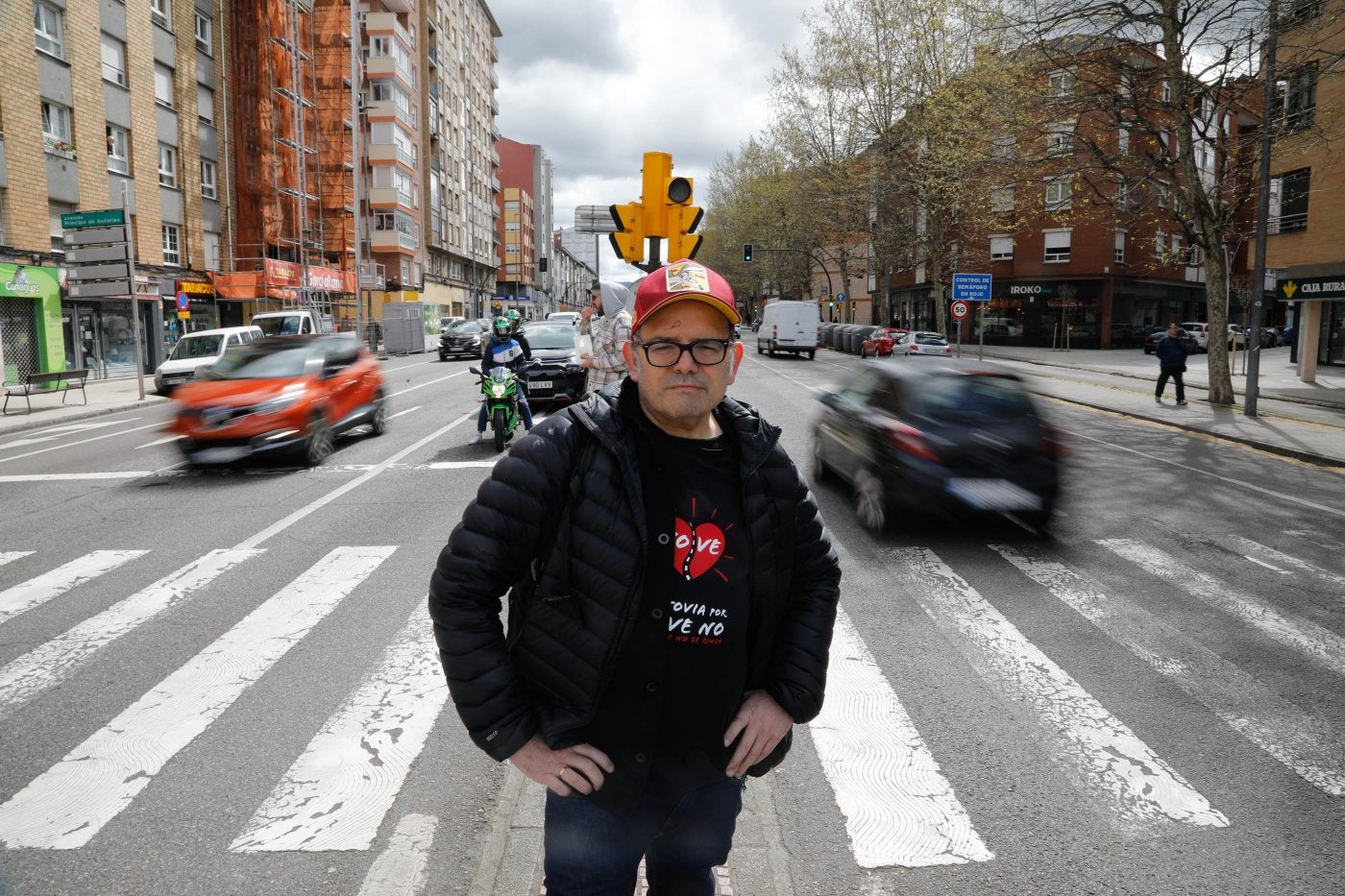 Carlos Arias, en Cuatro Caminos.