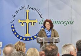 La presidenta de la Federación Asturiana de Concejos (FACC), Cecilia Pérez.
