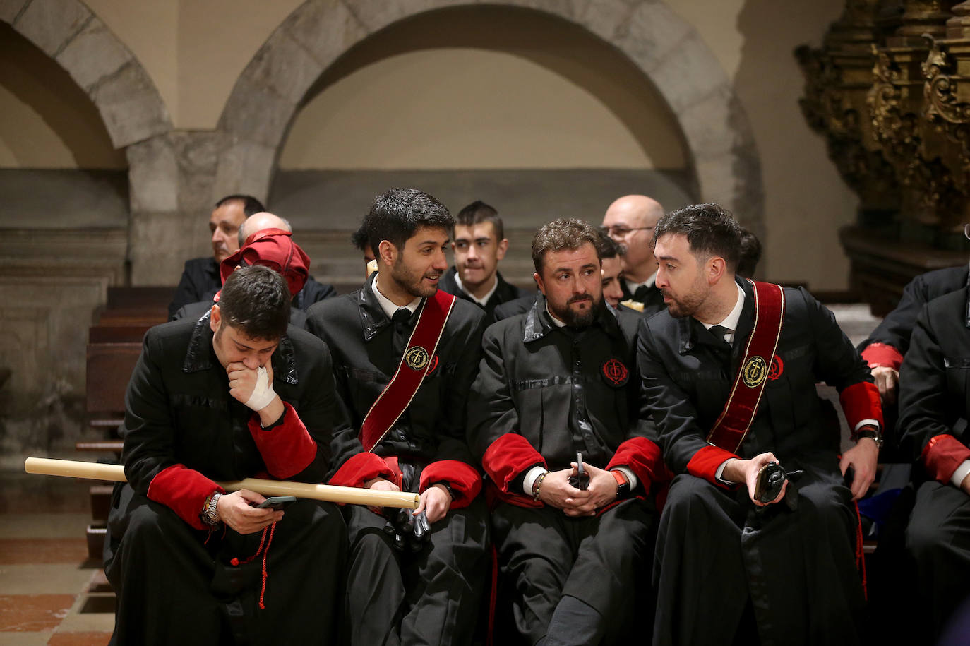 La procesión de El Nazareno de Oviedo no pudo salir por la lluvia