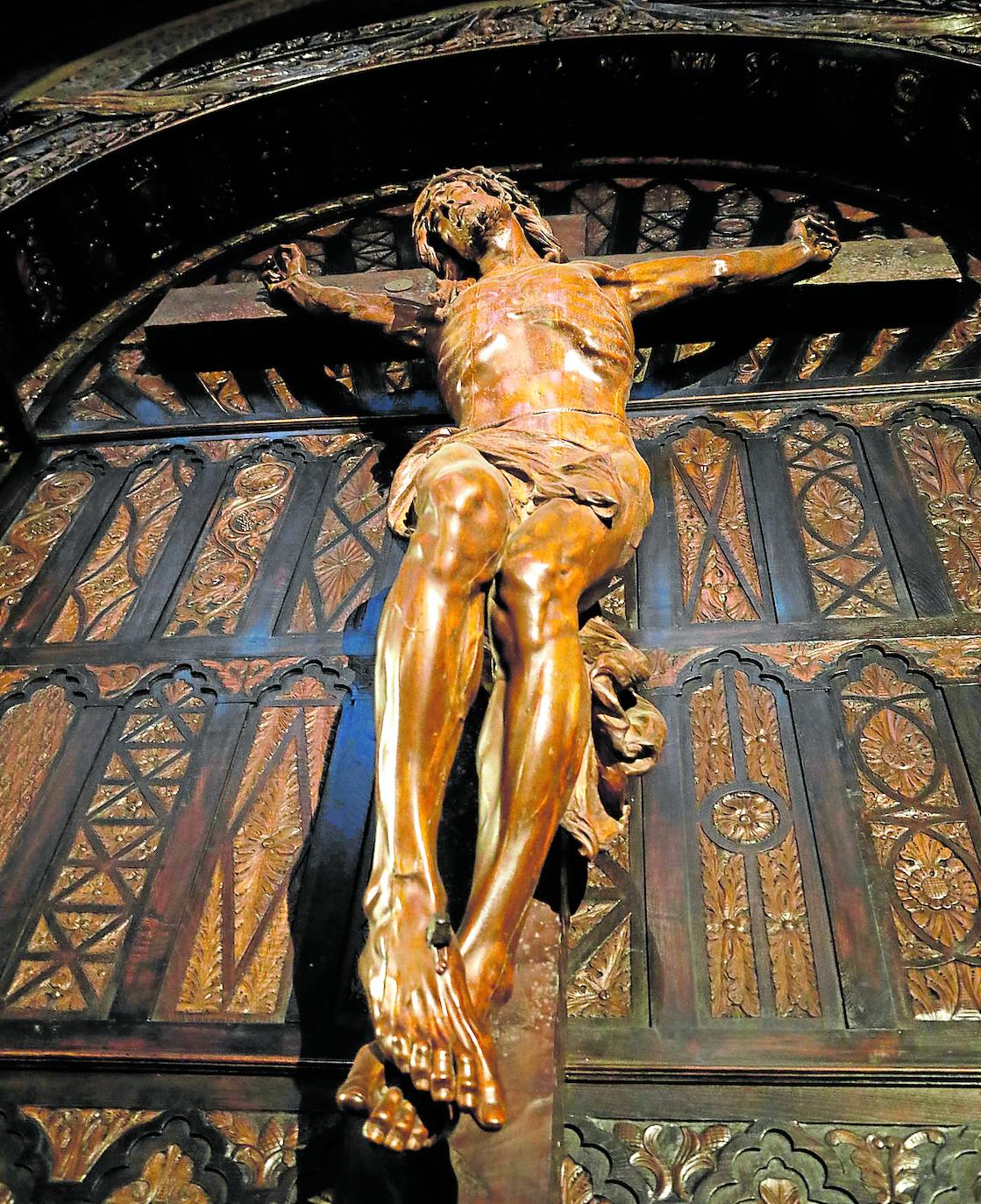 Cristo de Blay, en la Iglesiona de Gijón.