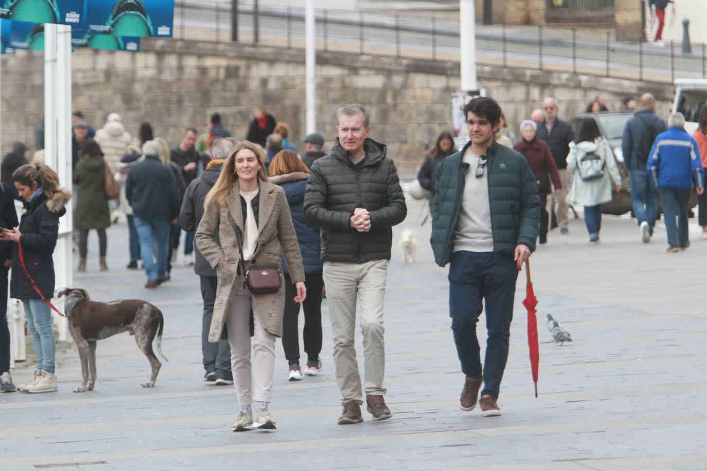 Asturias se echa a las calles pese al mal tiempo