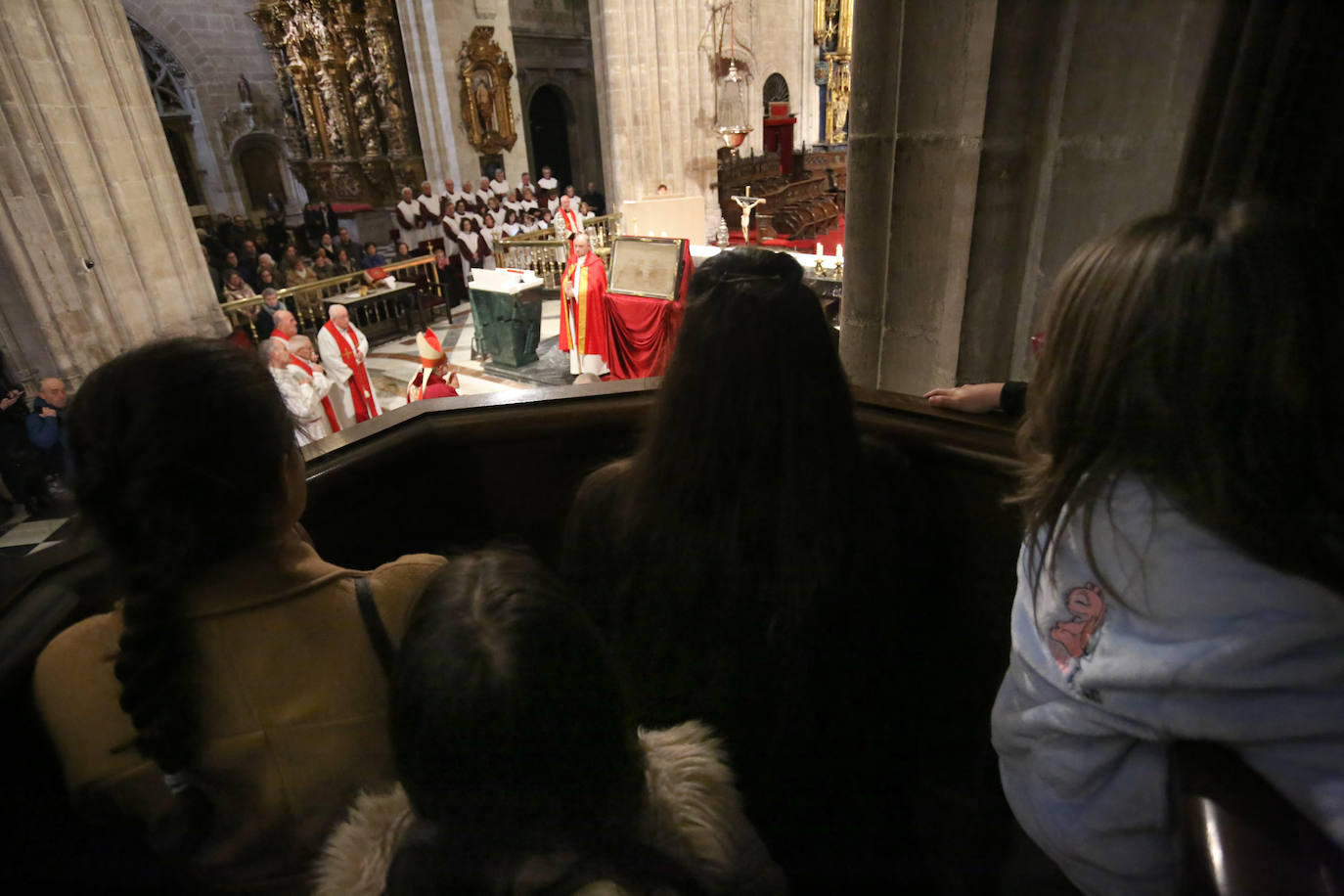 El Santo Sudario se exhibe en la Catedral