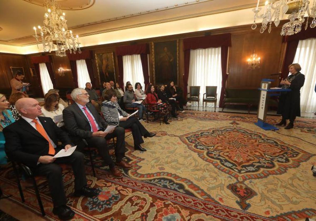 Delegación de San Agustín de la Florida en el Ayuntamiento de Avilés.