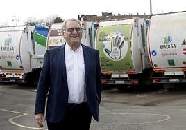 José Ramón García Cañal, en las instalaciones de Emulsa.