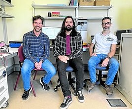 Pablo Fernández Miaja, José Antonio Álvarez y Manuel Arias Pérez de Azpeitia.