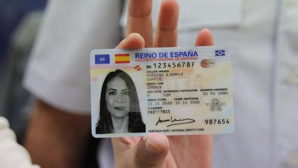 Documento Nacional de Identidad en España.