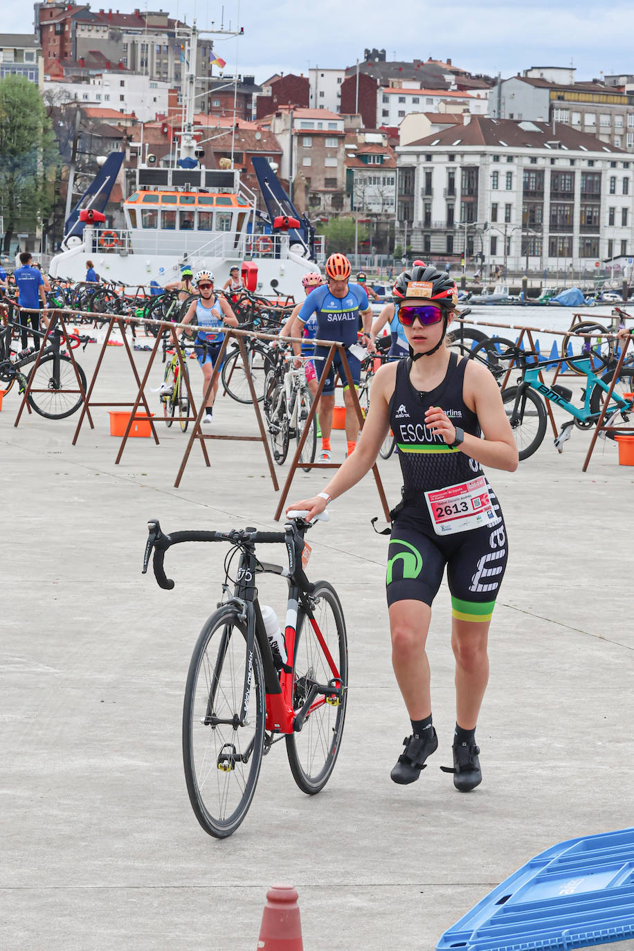 Las imágenes que deja la primera jornada del Duatlón en Avilés