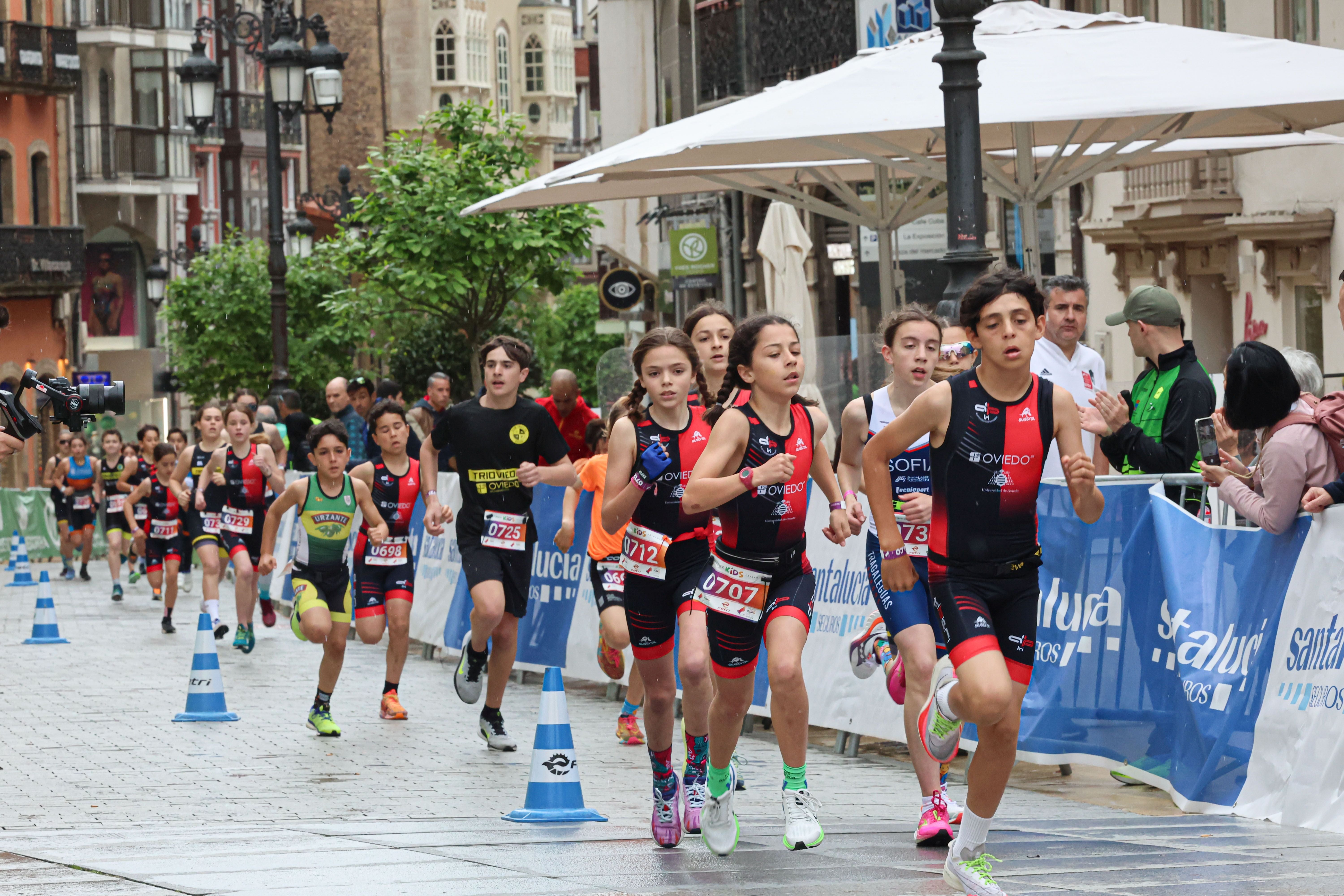 Las imágenes que deja la primera jornada del Duatlón en Avilés