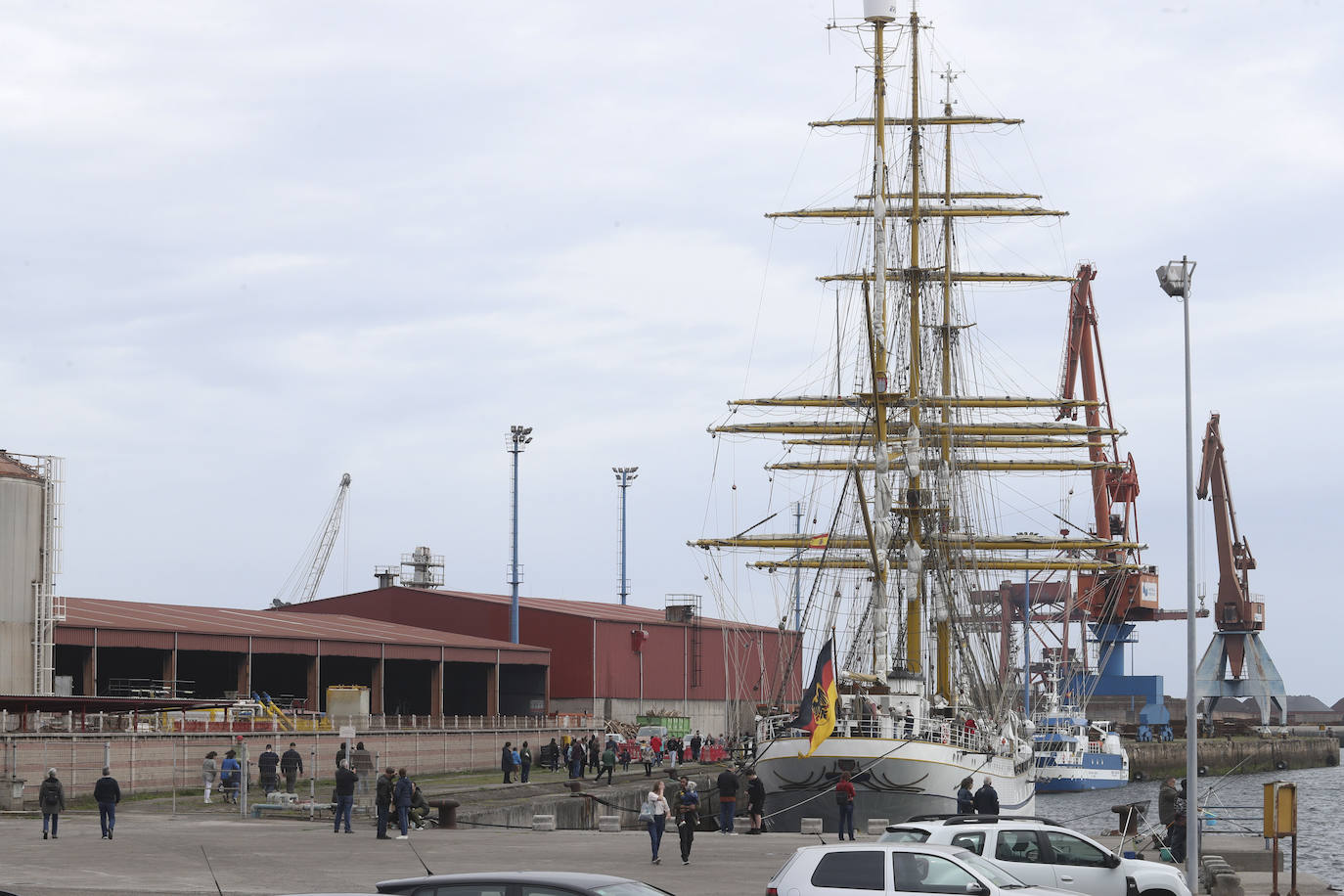 Gijón se despide del buque &#039;Gorch Fock&#039;