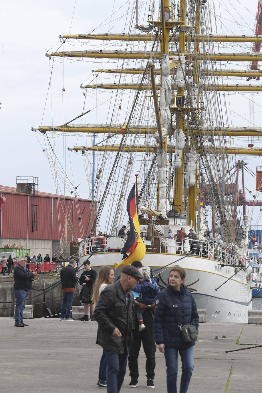 Gijón se despide del buque &#039;Gorch Fock&#039;