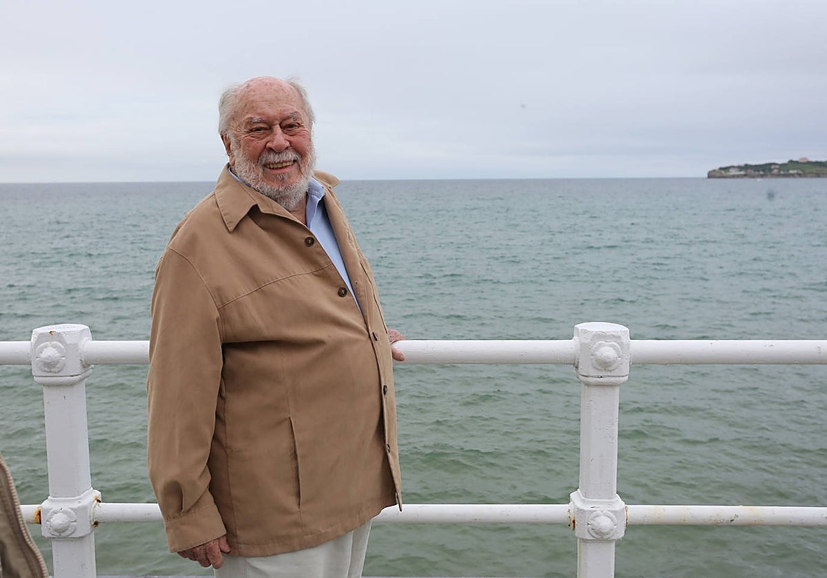 Jaime de Armiñán, en Gijón en 2017, antes del homenaje que recibió en el Jovellanos.