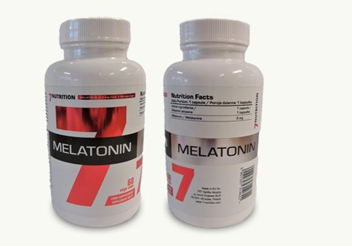 El producto retirado es Melatonin 7 cápsulas.