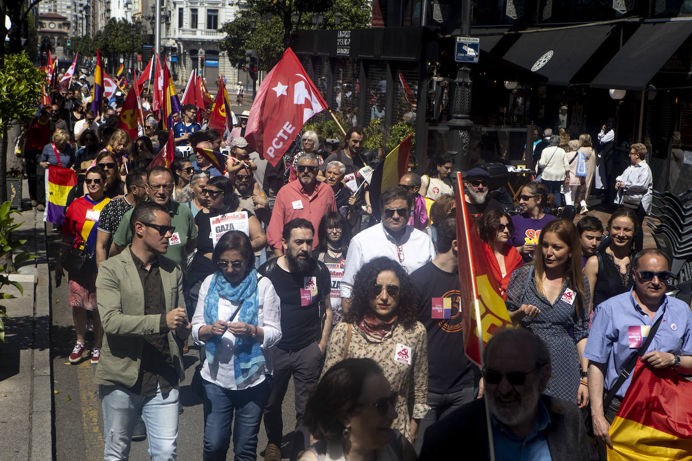 Conmemoración en Oviedo del 93 aniversario de la II República
