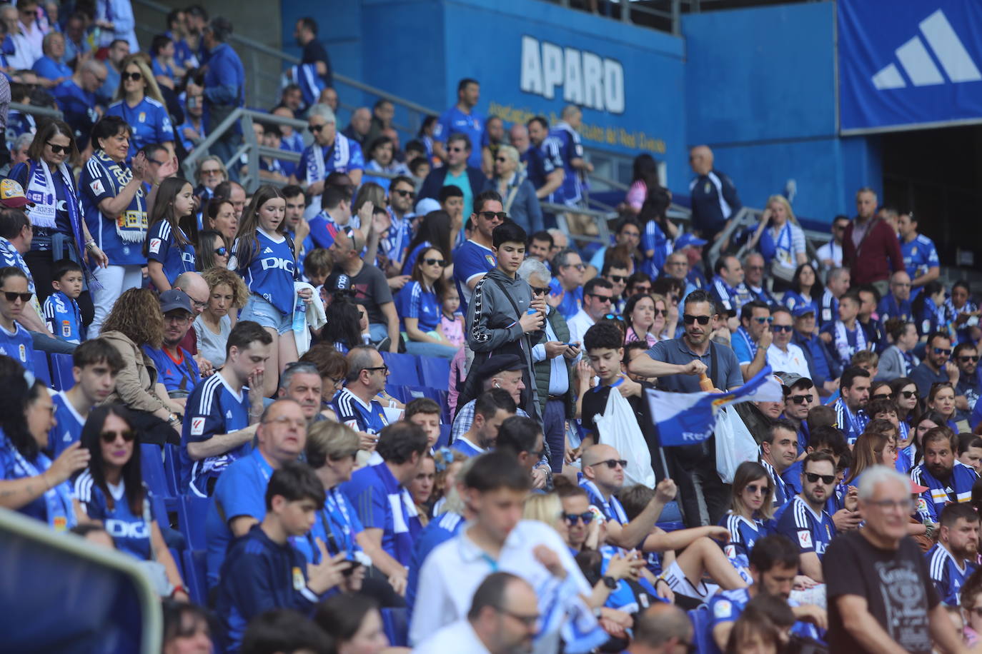 ¿Estuviste en el Real Oviedo - Mirandés? ¡Búscate en el Tartiere!