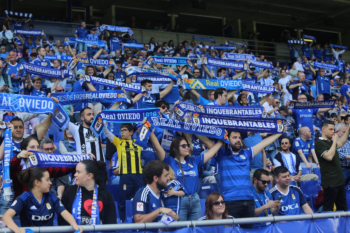 ¿Estuviste en el Real Oviedo - Mirandés? ¡Búscate en el Tartiere!